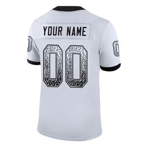 เสื้อฟุตบอลอเมริกันคุณภาพสูง แบบสั่งทำพิเศษ ผ้าโพลีเอสเตอร์ตาข่าย ระบายอากาศได้ดี ชุดฝึกซ้อม ผลิตจำนวนมาก รับผลิตแบบ OEM ชุดกีฬา - Product Image 2