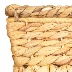 Juego de 3 Cestas Tejidas a Mano de Jacinto de Agua y Metal, Cestas de Almacenamiento Hechas a Mano, Venta al por Mayor, Ecológicas, Hechas en Vietnam - Product Image 6