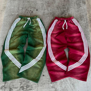 <b>Ankle</b> Length Flared Pants for Men Cotton Embroidered Eco-Friendly Casual Everyday Stylish Outfit - Product Image 3