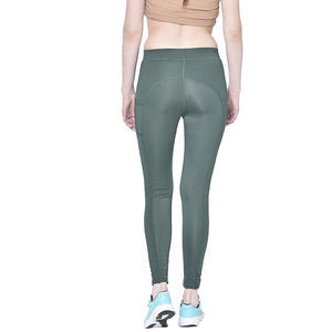 Leggings de maternité taille haute avec soutien de grossesse, panneau abdominal doux, tissu extensible sans couture, pour yoga et détente - Product Image 4