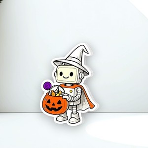 High Quality Custom Robot Halloween Witch Sticker Pumpkin Magnetic Solid Acrylic Eyelash Extension Lash Tile Diamond Heart - Product Image 1