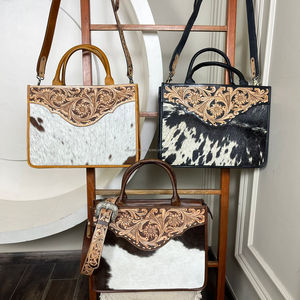 กระเป๋าโท้ทหนังวัวแท้สำหรับผู้หญิงกระเป๋าถือดีไซน์ใหม่แบรนด์หรู2025 - Product Image 4