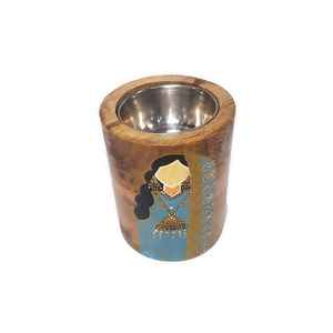 Traditional Artwork Holder <b>Sandalwood</b> <b>Incense</b> Burner with Indian Woman Design Aromatic Holder All-Season Use - Product Image 3