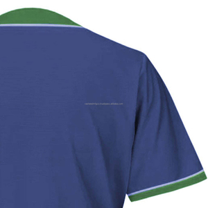 เสื้อเบสบอลปักลายตามสั่ง ระบายอากาศได้ดี ผลิตจากโพลีเอสเตอร์ 100% แห้งเร็ว มีไซส์ใหญ่ ออกแบบได้ตามต้องการ ขายส่งชุดกีฬา - Product Image 4