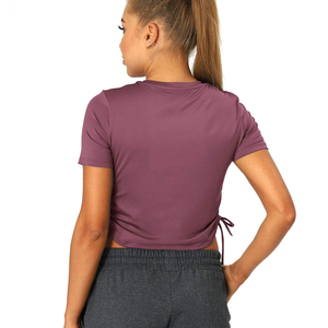 <b>Women</b> <b>Black</b> Ribbed Crop T-<b>Shirt</b> Slim Fit Short Sleeve Streetwear Tank Top OEM Private Label <b>Women's</b> <b>Shirts</b> - Product Image 6