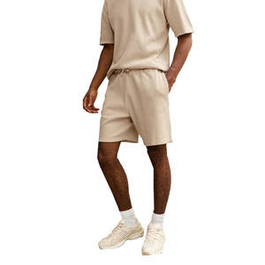 Conjunto de Camiseta y Pantalones Cortos para Hombre con Logotipo Personalizado, Ropa Deportiva de Verano, 100% Algodón Transpirable, Estilo Urbano - Product Image 5