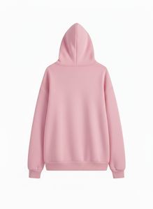 Hoodies surdimensionnés (col rond / épaules tombantes) avec impression puff, design personnalisé, nouveaux modèles OEM pour filles - Product Image 6