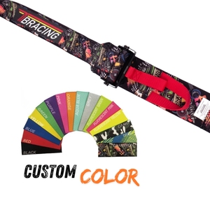 Ceinture de course à 6 points certifiée FIA SPORT PLUS 5 avec sangles d'épaule FHR, OEM ODM, logo personnalisé, couleur, fournisseur en gros - Product Image 1