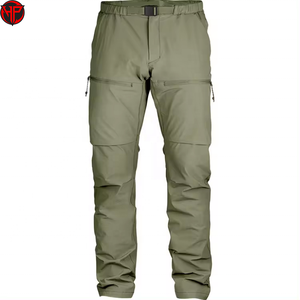 Pantalones de Senderismo Desmontables para Hombre, Pantalones Impermeables, Transpirables, de Secado Rápido, Elásticos, con Cremalleras en las Rodillas, Logotipo Personalizado - Product Image 5