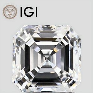 Meilleur Prix Diamant de laboratoire cultivé taille Asscher 0,15-0,30 ct 3,00-3,50 mm Couleur D Pureté VVS-SI Diamant CVD en vrac taille brillant pour bijoux - Product Image 1