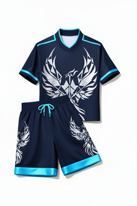 Boxing Set Polyester All Seasons Training Wear Breathable Shorts And <b>Top</b> With Eagle Logo - Product Image 1