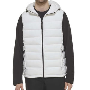 Gilet matelassé ultra-léger pour homme, coupe longue, col en V, 100 % coton, imperméable, coupe-vent et respirant, idéal pour le printemps et les occasions formelles - Product Image 3