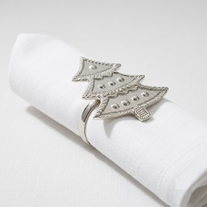Factory Price Modern Star Shape Metal Napkin Ring Set Silver Plated Alloy Wire <b>Table</b> Serviette Buckle <b>For</b> Ramadan Holiday Hotels - Product Image 6