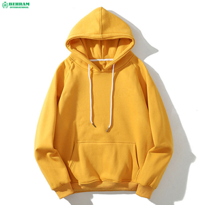 เสื้อฮู้ดดี้ผู้ชายคุณภาพสูง ผ้าฝ้าย 100% หนัก 400gsm แบบสวมหัว สีสันตามสั่ง ลายกราฟฟิก โอเวอร์ไซส์ ปักลายนูน เนื้อผ้าเทอร์รี่ - Product Image 6