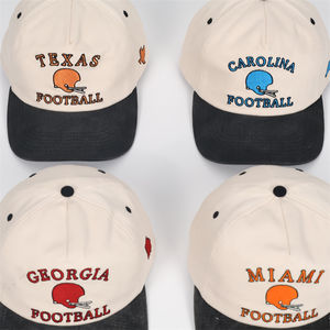 Custom Embroidered Logo Baseball Cap Trendy Vintage Snapback with Stretchable Brim 100% cotton 5-Panel <b>Hat</b> - Product Image 5