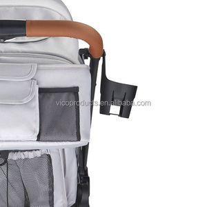 Poussette double 3 en 1 unique pour jumeaux et remorque, design unique, siège auto disponible, système de voyage certifié EN, pliage facile, poussette portable - Product Image 6