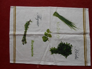 Vente directe d'usine, serviette de cuisine personnalisée 100% coton, enduite de LDPE, respirante, hautement absorbante, séchage rapide, avec logo personnalisé - Product Image 4