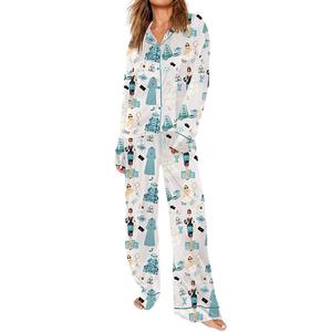 Customized Women's Winter Sleepwear Eco-Friendly Soft Breathable Terry Fabric Front Plus Size OEM/ODM Knee Length Embroidered - Product Image 5