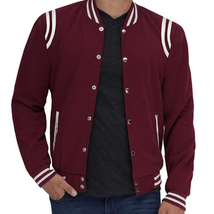 Classic <b>Athletic</b> Style Premium Men's Varsity Jacket Stand Eco-Friendly Breathable Fabric for Winter School Sports Casual Wear - Product Image 3
