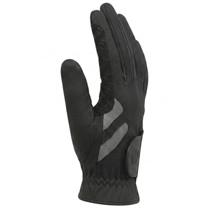 Gants de moto à doigts entiers en cuir synthétique coupe-vent antidérapants avec cordon de serrage unisexe pour sports d'été, impression numérique personnalisée - Product Image 4