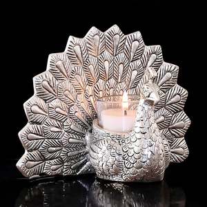 Nuevo candelabro de aluminio con diseño de pavo real dorado para mesa, decoración del hogar, Navidad, bodas. - Product Image 4