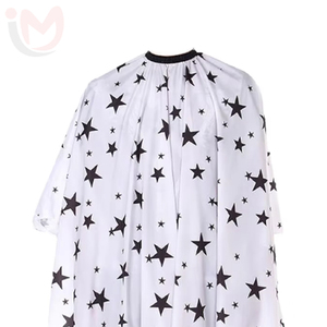 Nouvel ensemble de cape de barbier de luxe avec ceinture ajustable, imprimés de bandanas à motifs de crânes, en nylon durable, options de logo personnalisé - Product Image 2