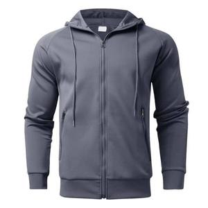 Sweat-shirts à fermeture éclair intégrale pour hommes, en molleton de coton, ensemble de survêtement sportif, jogging, tenue de sport pour hommes, vêtements d'entraînement et de jogging, survêtements d'hiver - Product Image 6