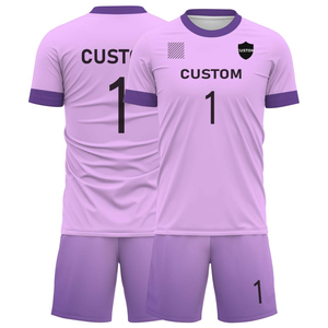 Maillots de football personnalisés et uniformes de football avec logo personnalisé, 100% polyester, séchage rapide, respirant, vêtements de sport pour adultes - Product Image 3