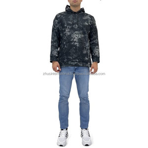 เสื้อฮู้ดสวมหัวแบบลำลองใส่ได้ทั้งชายและหญิงเสื้อมีฮู้ดแบบสวมหัวพิมพ์ซับลิเมชันผ้าฝ้ายขนแกะ100% สำหรับฤดูหนาว - Product Image 4