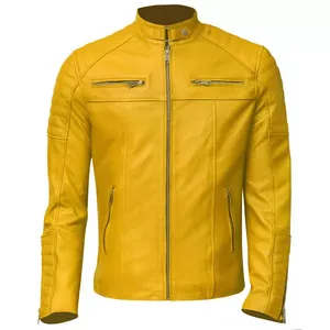Veste en cuir pour homme tendance 2026, veste en cuir véritable pour la fabrication en gros, fournisseur - Product Image 4