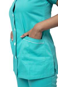 Conjunto de Uniforme Médico OEM Unisex de Spandex Elástico con Camiseta de Manga Corta con Cuello en V y Pantalones Cargo Jogger para Hospital, Salón de Belleza - Product Image 5