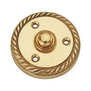 Laiton massif Vintage Sonnette Bouton Poussoir Design Moderne Filaire Poussoir Géo Bouton Intérieur Extérieur Utilisation Décoratif Laiton Cloche Porte Poussoir - Product Image 1