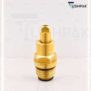 Cartouche de vanne en laiton durable avec axe en céramique, pièce de rechange pour réparation de plomberie, raccord pour contrôle fluide du débit d'eau et évitement des fuites - Product Image 2