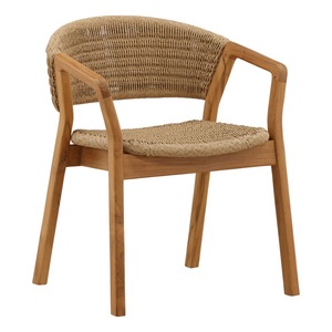 Chaise en bois massif de qualité supérieure avec assise artisanale tressée à la main, mobilier scandinave minimaliste pour restaurant, café et hôtellerie - Product Image 5