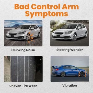 Kit de bras de suspension inférieurs avant pour Subaru Impreza 2008-2011, compatible avec Legacy Outback 2003-2008 - Product Image 6