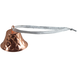Campana Navideña Colgante de Cobre Brillante, Ideal para Decoración de Fiestas de Navidad y Año Nuevo, Diseño de Campana Colgante de Metal Sólido - Product Image 3