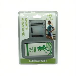 Brazalete deportivo Ouda de 3.7-4.0 pulgadas gris para teléfono, para correr y hacer ejercicio - Product Image 1