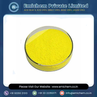 Jaune Basique 37 Poudre de colorant jaune pour la coloration des tissus textiles, des fibres synthétiques et les applications industrielles