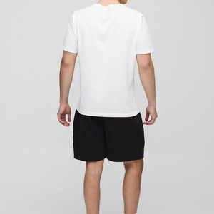Pantalones Cortos Casuales de Algodón 220GSM para Hombre OEM, Novedad 2026, Color Lavado Vintage Único, Cintura Elástica de Alta Calidad, MOQ Bajo, Directo de Fábrica - Product Image 4