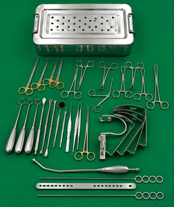 Juego de Instrumentos Quirúrgicos de Acero Inoxidable para Amigdalectomía Tegra, Uso Hospitalario Clase I, Manual, Reutilizable, CE - Product Image 2