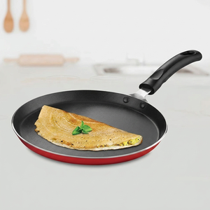 Modern Die Cast Aluminum Non-Stick Crepe <b>Pan</b> with Bakelite Handle Gas & Induction Ready Dishwasher Safe - Product Image 4