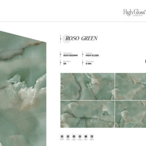 เซรามิกเงาสูงรุ่นใหม่ ขนาด 800x1600 1200x1800 750x1500 มม. ออกแบบมาเพื่อเพิ่มการสะท้อนแสงและความลึกของภาพให้สูงสุด - Product Image 1