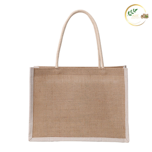 Grand sac de rangement en jute pour couvertures, organisateur de vêtements et emballage de voyage - Product Image 2