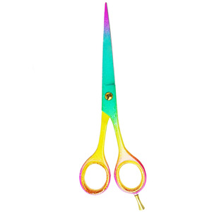 กรรไกรตัดผมคุณภาพสูง หลายสี ใบมีดคมทนทาน พร้อมตัวลดเสียง - Product Image 4