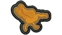 Parches de Tela Termoadhesivos con Bordado 3D en Chenilla, Diseño Dorado, Ecológicos, para Sombreros y Accesorios de Ropa de Nieve