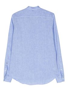 <b>Men's</b> Casual Cotton Linen Summer <b>Beach</b> <b>Shirts</b> Long Button-Down Solid Plain Roll-Up Breathable Anti-Shrink Yarn Dyed Poplin - Product Image 2