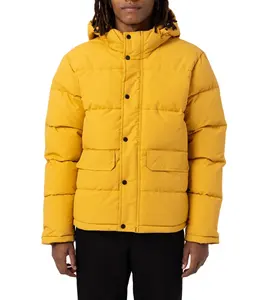 OEM Custom Logo Bomber Jackets Fashion Casual Wear for Men Puffer Jacket Winter Jacket breathable cotton coat