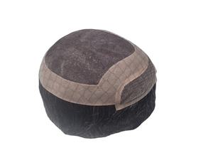 วิกผมผู้ชายแบบโมโนมีลูกไม้ด้านหน้าแบบมีวิกผมแบบเรีมีผ้าลูกไม้โปร่งใสแบบวิกผมแท้คุณภาพสูง - Product Image 4