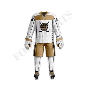 เสื้อกีฬาฮอกกี้น้ำแข็งระบายอากาศได้ดีดีไซน์ใหม่ออกแบบได้ตามต้องการทำจากโพลีเอสเตอร์100% - Product Image 4