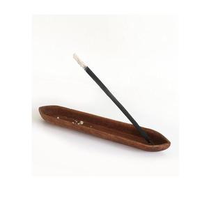 Soporte de Incienso de Madera Natural Más Vendido para el Hogar, Templo Festivo, Uso en Aromaterapia, Bandeja Redonda Hecha a Mano para Incienso - Product Image 2